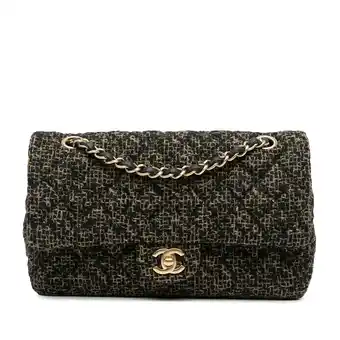 Walmart Pre-Owned Authenticated Chanel Shoulder Bag Tweed Black Women (Good) offer