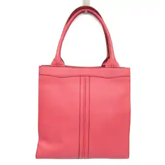 Walmart Pre-Owned Valextra Punch Women's Leather Tote Bag Pink (Good) offer