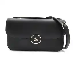 Walmart Pre-Owned GUCCI Shoulder Bag Black leather 739721AABSG1000 (New) offer