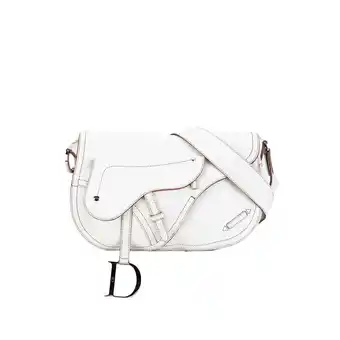 Walmart Pre-Owned Authenticated Dior Crossbody Bag Calf White Women (Good) offer