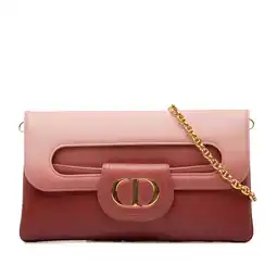 Walmart Pre-Owned Authenticated Dior Crossbody Bag Calf Pink Women offer