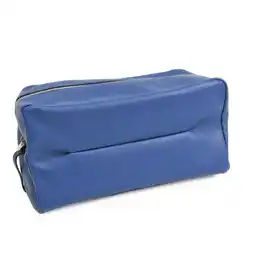 Walmart Pre-Owned Valextra Large Beauty Case V6A68 Unisex Leather Clutch Bag,Pouch Royal Blue offer