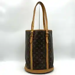 Walmart Pre-Owned LOUIS VUITTON Louis Vuitton Bucket GM Tote Bag Monogram Canvas Brown M42236... (Good) offer