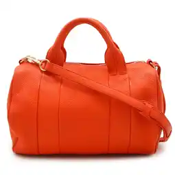 Walmart Pre-Owned Alexander Wang handbag shoulder bag leather orange (Good) offer