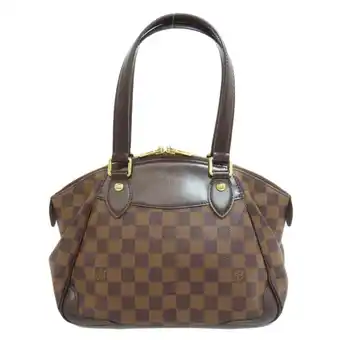 Walmart Pre-Owned Louis Vuitton N41117 Verona PM Handbag Damier Canvas for Women (Good) offer