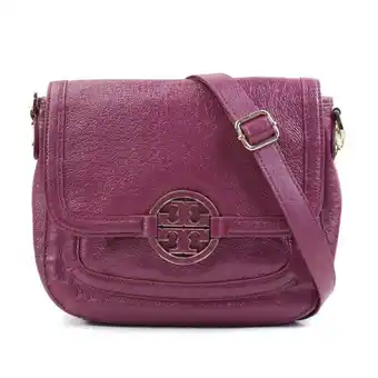 Walmart Pre-Owned Tory Burch Shoulder Bag Leather Pink Purple Women's H30716K (Good) offer