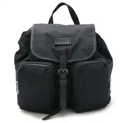 Walmart Pre-Owned GUCCI GG nylon backpack, rucksack, daypack, leather, black, 510343 (Good) offer