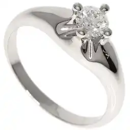 Walmart Pre-Owned Bvlgari Corona Solitaire Diamond Ring, Platinum PT950, Women's (Good) offer