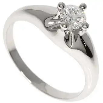 Walmart Pre-Owned Bvlgari Corona Solitaire Diamond Ring, Platinum PT950, Women's (Good) offer