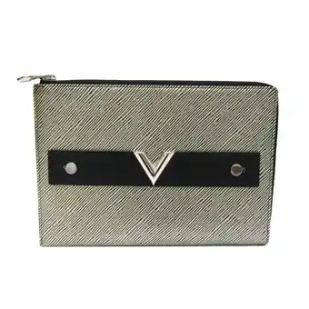 Walmart Pre-Owned Louis Vuitton Epi Pochette Plat Epi Platine M62092 Women's Clutch Bag... (Good) offer