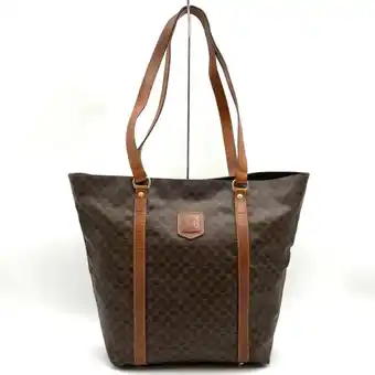 Walmart Pre-Owned CELINE Macadam Tote Bag, Shoulder PVC/Leather, Brown, Women's (Good) offer