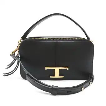 Walmart Pre-Owned TOD'S Timeless 2way Shoulder Bag Black leather XBWTSAB0100Q8EB999 (New) offer