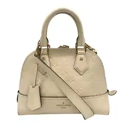 Walmart Pre-Owned LOUIS VUITTON M44858 Neo Alma BB Monogram Empreinte Handbag White Women's (Good) offer