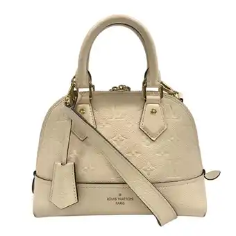 Walmart Pre-Owned LOUIS VUITTON M44858 Neo Alma BB Monogram Empreinte Handbag White Women's (Good) offer