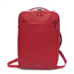 Walmart Pre-Owned Coach Graham Convertible C6877 Men's Leather Backpack,Briefcase Red Color (Good) offer