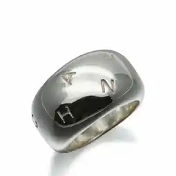 Walmart Pre-Owned Chanel Ring, Silver 925, Approx. 18.3g, Silver, #11, Women's, CHANEL (Good) offer