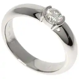 Walmart Pre-Owned Tiffany Dots Solitaire Diamond Ring, Platinum PT950, Women's (Good) offer