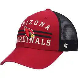 Walmart Men's '47 Cardinal/Black Arizona Cardinals Highpoint Trucker Clean Up Snapback Hat offer