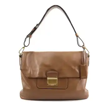 Walmart Pre-Owned Miu Miu Miu shoulder bag leather brown ladies h30715k (Good) offer