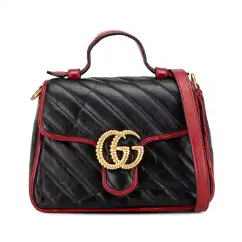 Walmart Pre-Owned Authenticated Gucci Satchel Calf Black Women offer