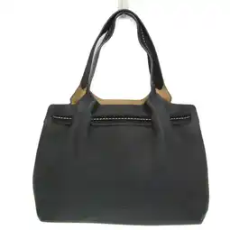 Walmart Pre-Owned Salvatore Ferragamo Gancini AF-21 4918 Women's Leather Tote Bag Black (Good) offer