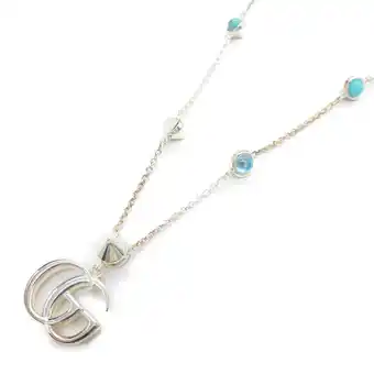 Walmart Pre-Owned GUCCI Mother of Pearl Necklace White Silver925 Mother of pearl White (Fair) offer