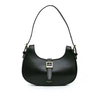 Walmart Pre-Owned Authenticated Saint Laurent Shoulder Bag Calf Black Women (Good) offer