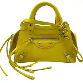 Walmart Pre-Owned BALENCIAGA Neoclassic City Leather Yellow 638524 Shoulder Handbag Women's (Good) offer