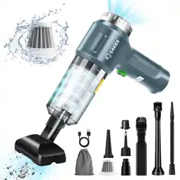 Walmart Saker Vacuum, 12000PA 3-in-1 Car Cleaner, Air Blower, Extractor, Brushless Motor, High Power, Type-C offer