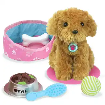 Walmart Sophia's Plush Puppy and Accessories Set for 18 Dolls offer