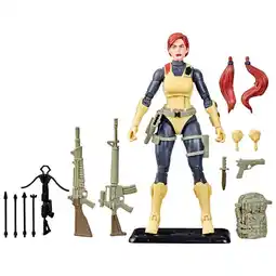 Walmart G.I. Joe Classified Series Retro Cardback, Scarlett, 6 Action Figure with 17 Accessories offer