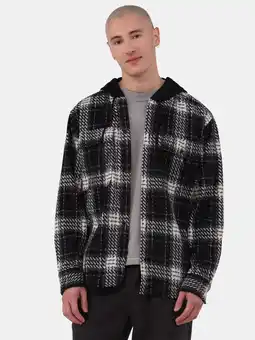 Walmart No Boundaries Men's & Big Men's Polar Fleece Hooded Button Up Jacket, Sizes XS-5XL offer