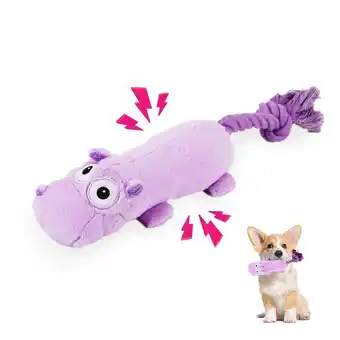 Walmart All For Paws Silent Squeaky Dog Plush Toy Ultrasonic Puppy Chewing Toy, Dancing Hippo offer