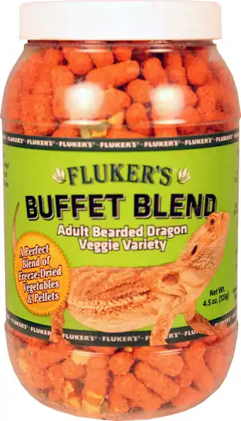 Walmart Fluker's Buffet Blend Adult Bearded Dragon Veggie Variety, 4.5 Oz offer