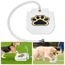 Walmart Dog Fountain Dog Sprinkler, Moclever Outdoor Dog Drinking Water Step on Easy Paw Activated Drinking offer