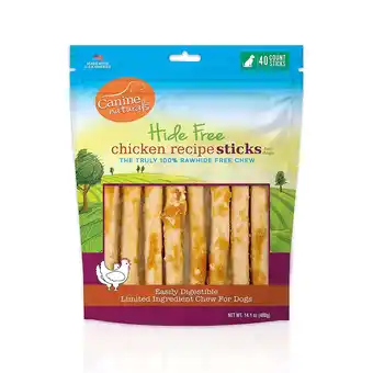 Walmart Canine Natural Hide Free 5 Chicken Stick 40Pk offer