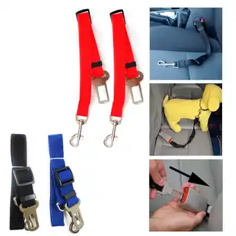 Walmart 2 Pet Seat Belt Dog Safety Adjustable Clip Car Auto Travel Vehicle Safe Puppy offer