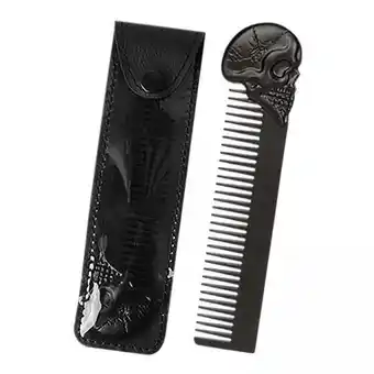 Walmart Serenable 4xCool Beard Comb for Men Pocket Comb Fine Hairdressing Trim Tool Barber offer