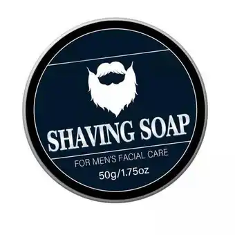 Walmart EHJRE 3xMen's Shave Soap Smooth Rich Lather Facial Care 50G 1.75oz for Barber offer