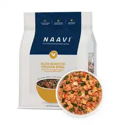 Walmart Naavi Slow-Roasted Chicken Wet, Dry, or Topper Adult Dog Food with Ancient Grains, Veggies & Fruits offer