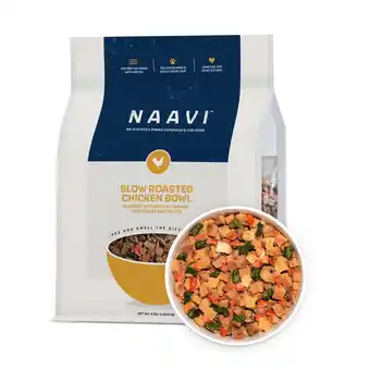 Walmart Naavi Slow-Roasted Chicken Wet, Dry, or Topper Adult Dog Food with Ancient Grains, Veggies & Fruits offer