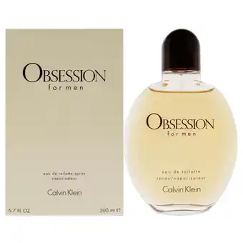 Walmart Obsession by calvin klein for men - 6.7 oz edt spray offer