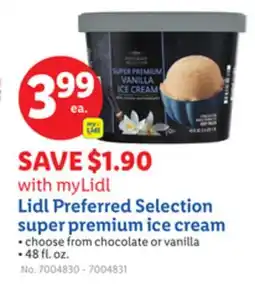 Lidl Lidl Preferred Selection super premium ice cream offer