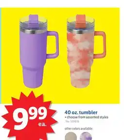 Lidl 40 oz. tumbler offer