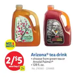 Lidl Arizona tea drink offer