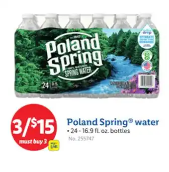 Lidl Poland Spring water offer