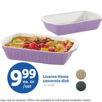 Lidl Livarno Home casserole dish offer