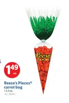 Lidl Reese's Pieces carrot bag offer