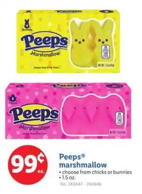 Lidl Peeps marshmallow offer