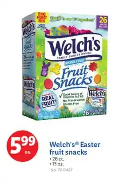 Lidl Welch's Easter fruit snacks offer